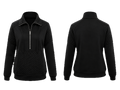 Black Quilted Pullover