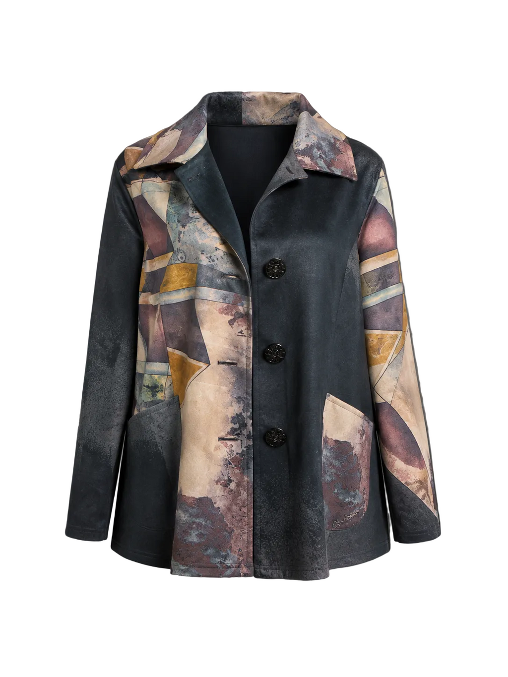 Multi Color Suede Jacket