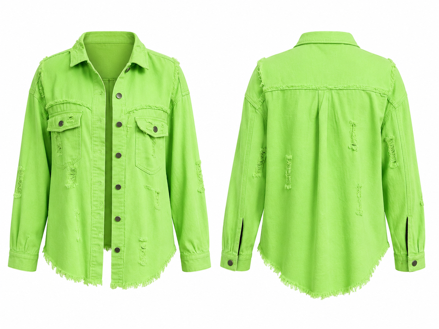 Green Apple Denim Jacket