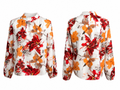 Red Autumn Blouse