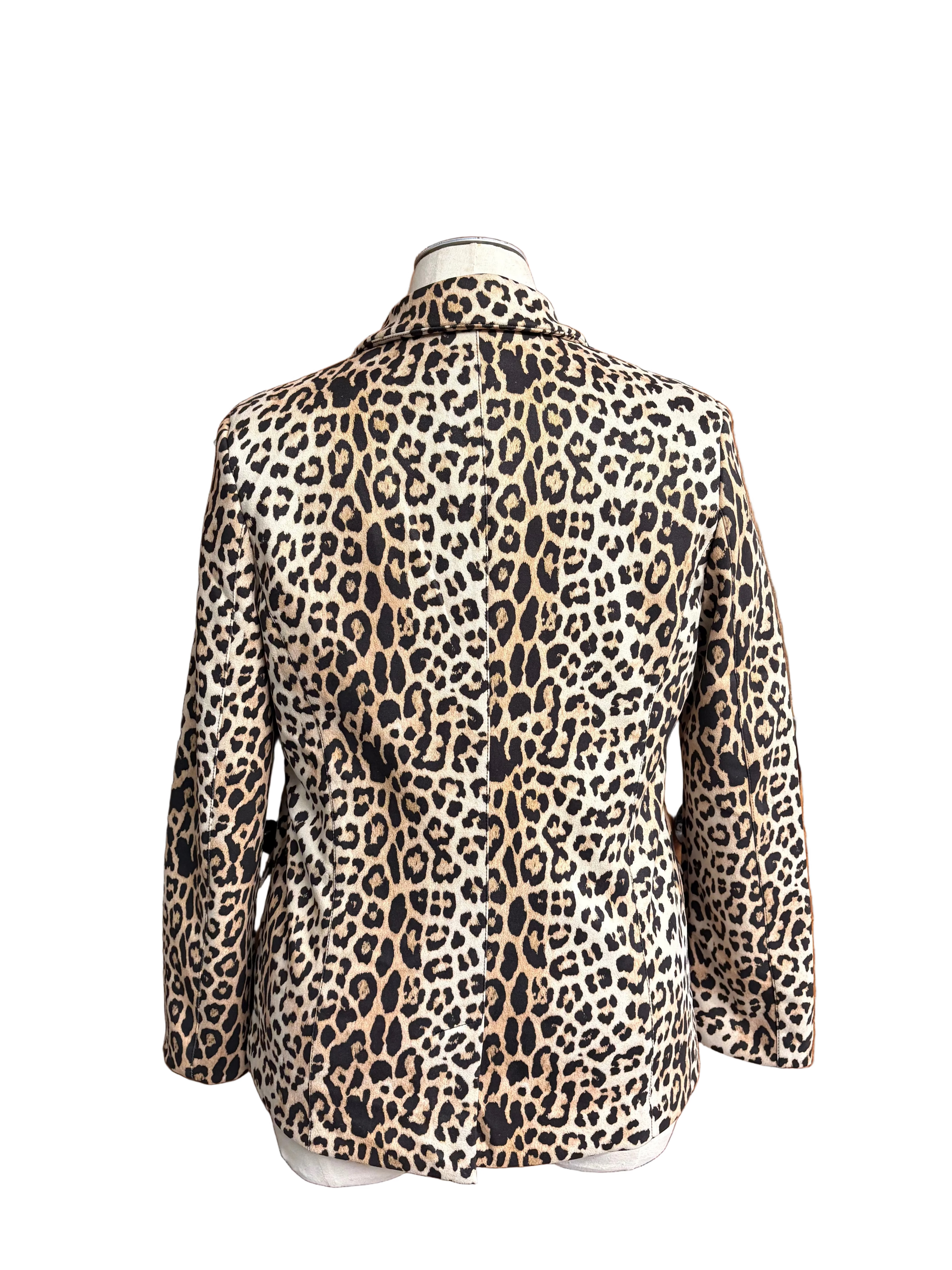 Leopard Blazer