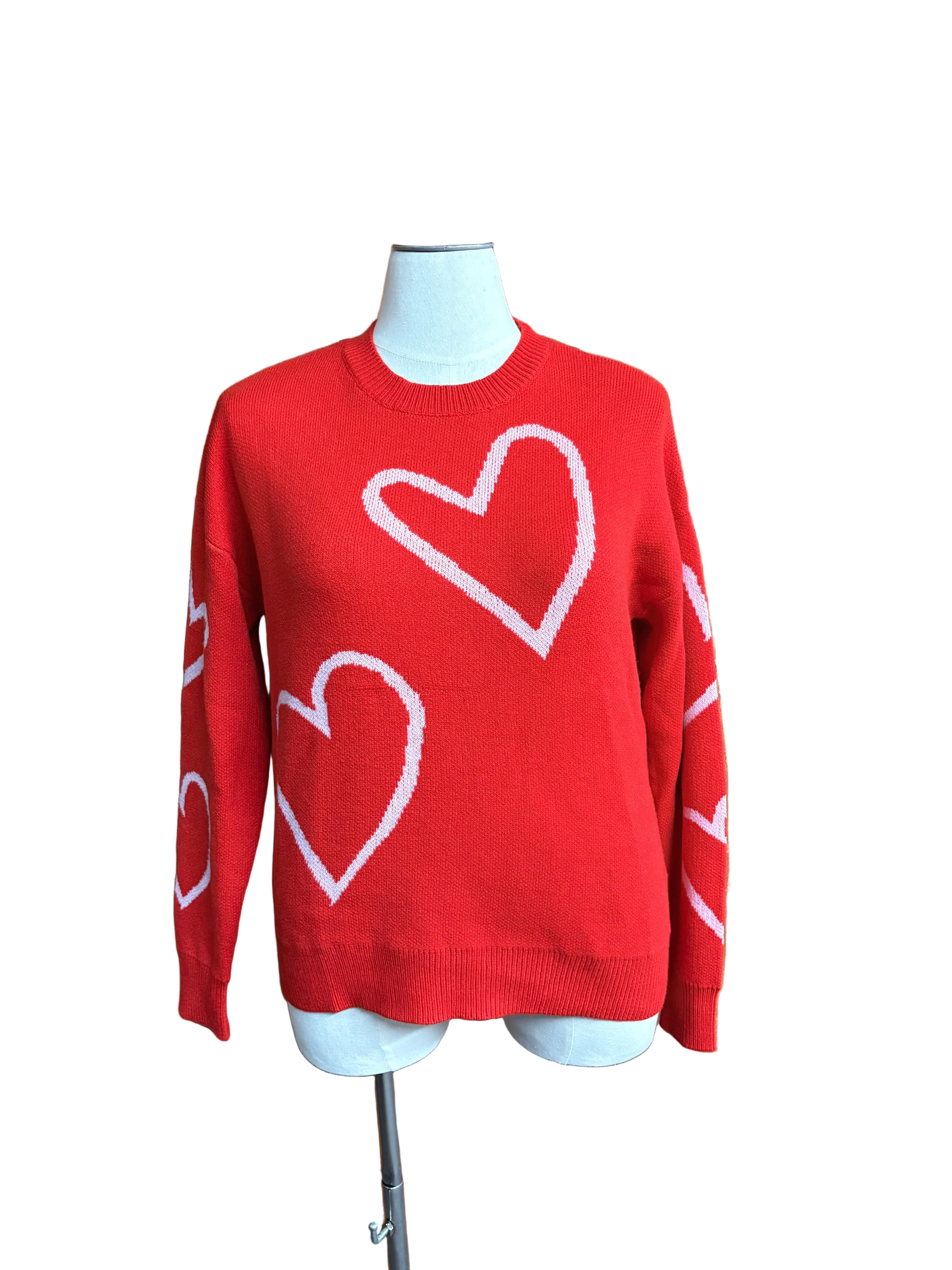 Red Heart Sweater