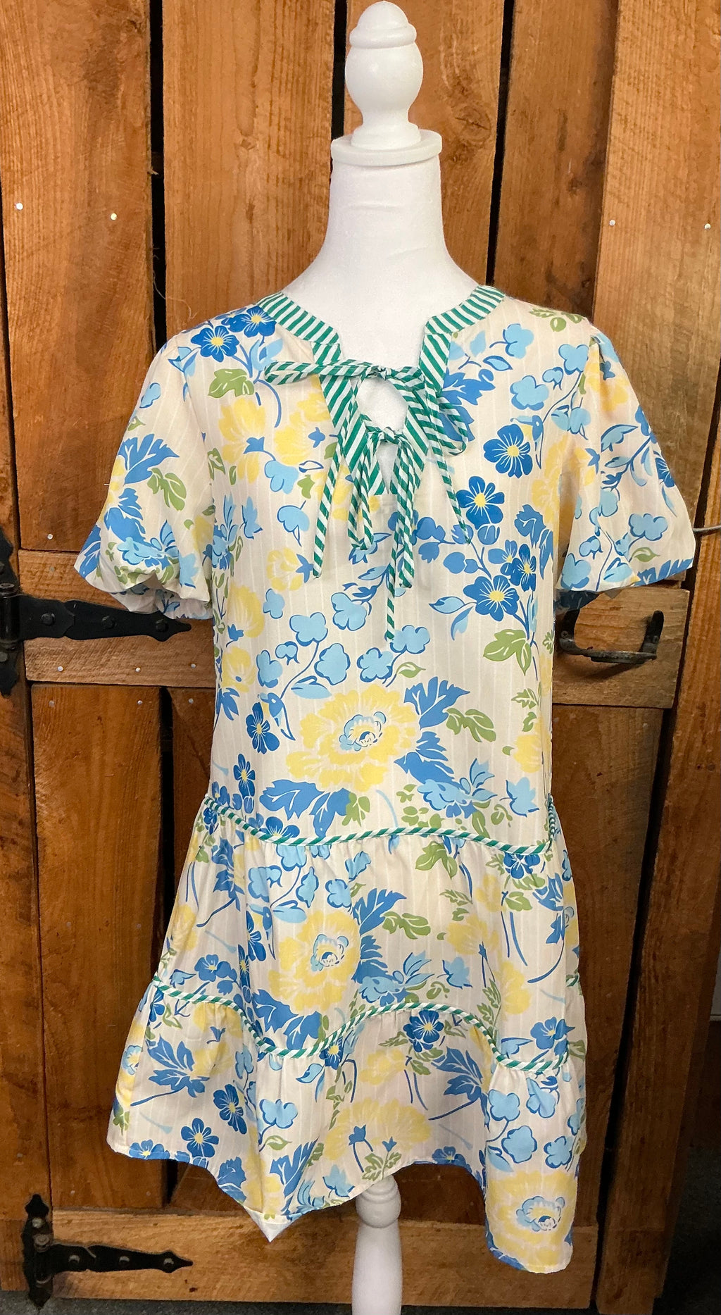Blue Floral Dress