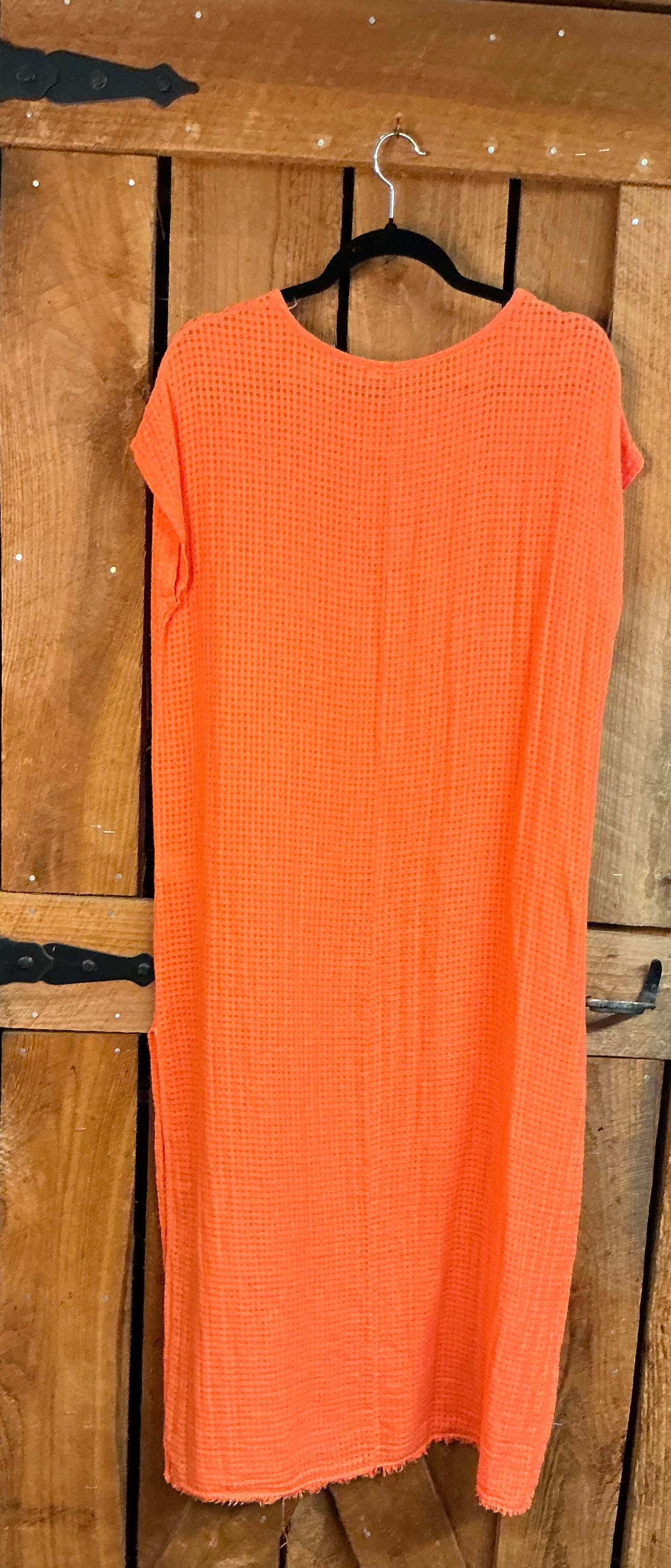 Orange Italian Crosshatch