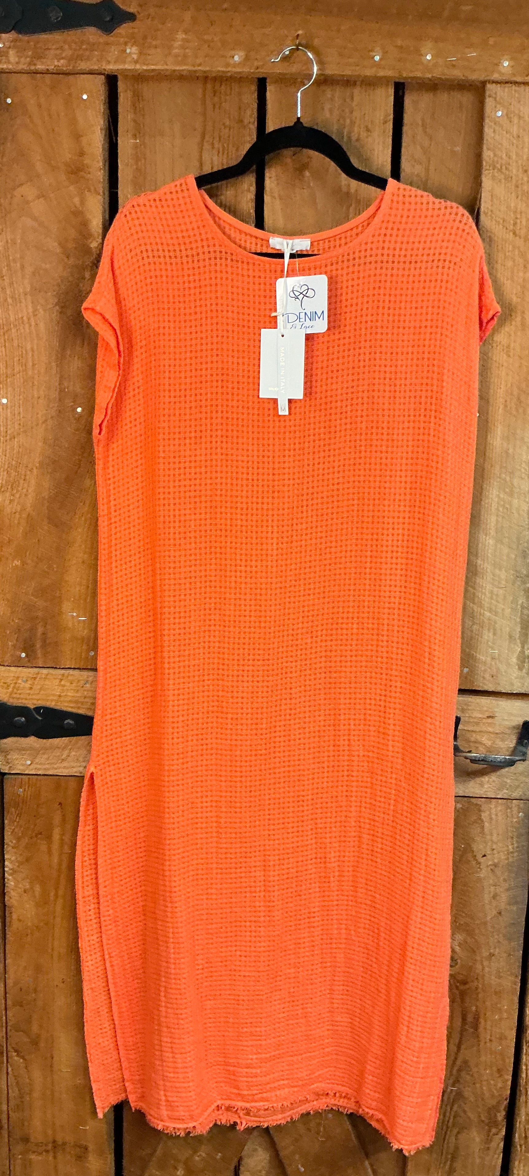 Orange Italian Crosshatch