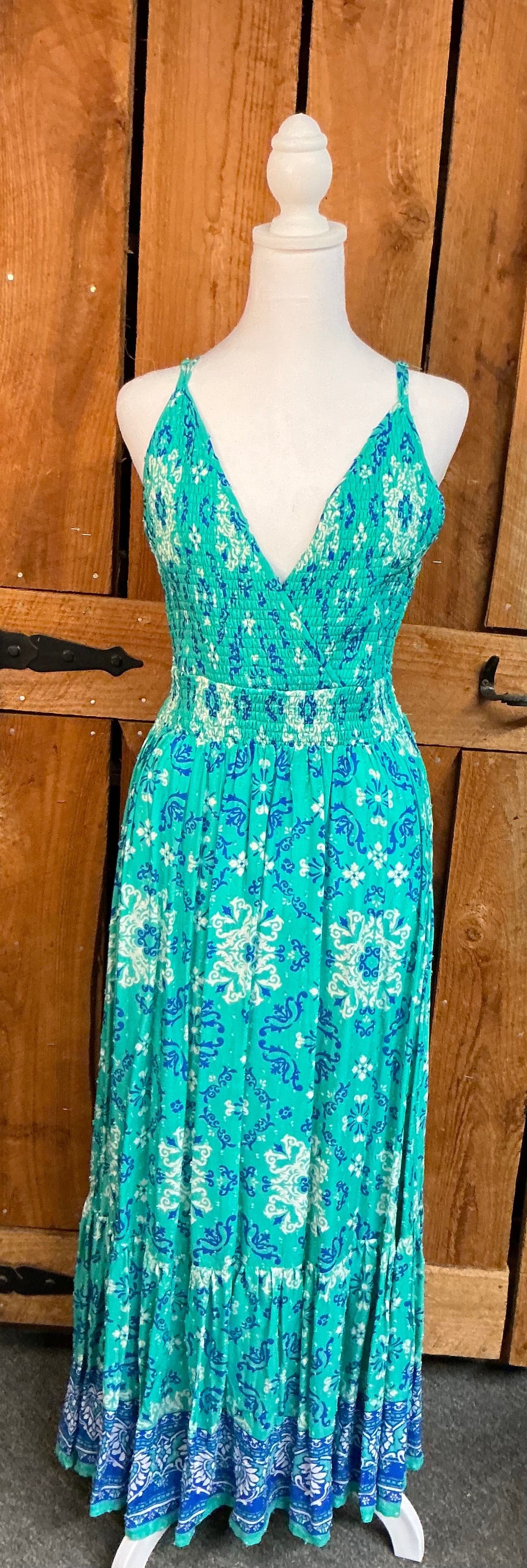 Teal Midi Dress