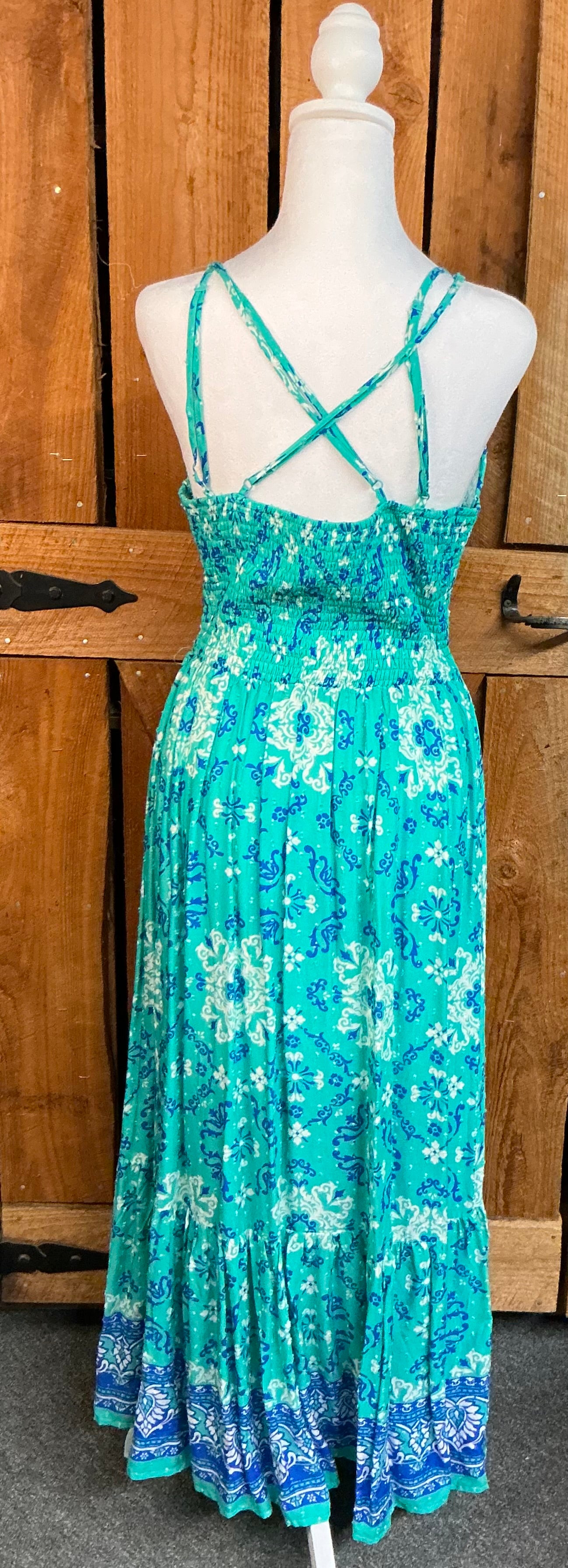 Teal Midi Dress