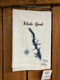 LAKE MAP TOWEL
