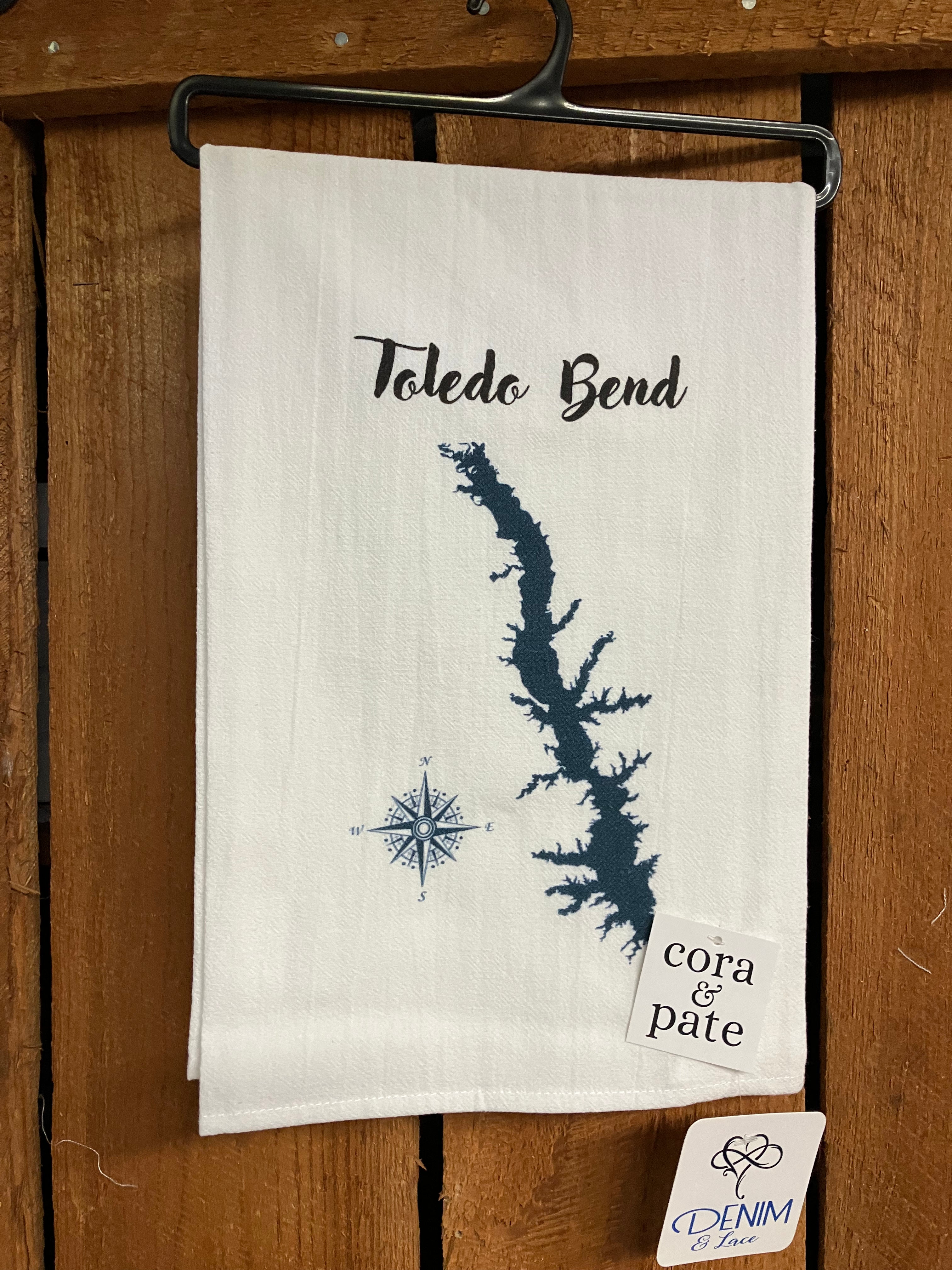 LAKE MAP TOWEL