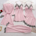 5 Piece Pink Pajama Set
