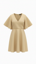 Gold Midi Dress