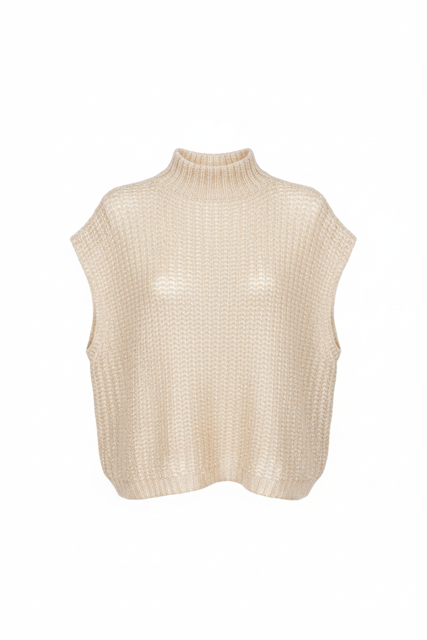 Gold Metallic Sweater