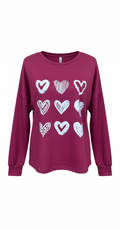 Red Heart Lounge Set