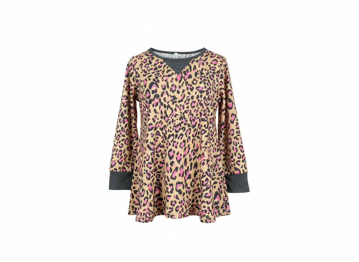 Brown/Pink Cheeta