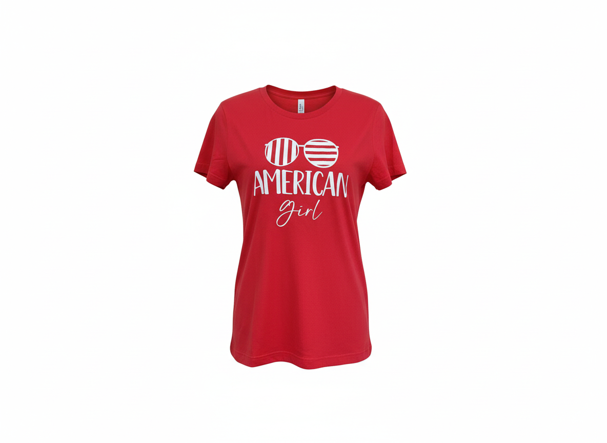 Red American Girl