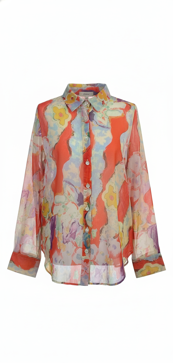 Orange Sheer Multi Color